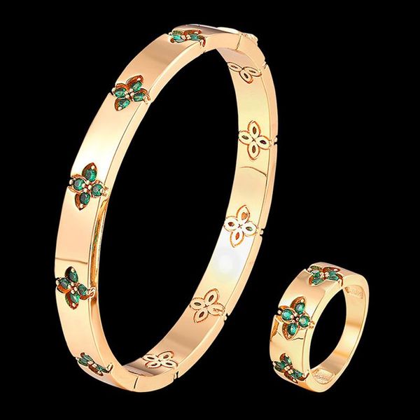 earrings & necklace zlxgirl green red blue zircon copper bangle ring jewelry sets high dubai gold color bracelet couple, Silver
earrings & necklace zlxgirl green red blue zircon copper bangle ring jewelry sets high dubai gold color bracelet couple, Silver
