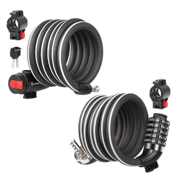 bike locks code lock 120/180cm anti theft security bicycle accessories with 2 keys cable mtb road motorcycle cycling
bike locks code lock 120/180cm anti theft security bicycle accessories with 2 keys cable mtb road motorcycle cycling