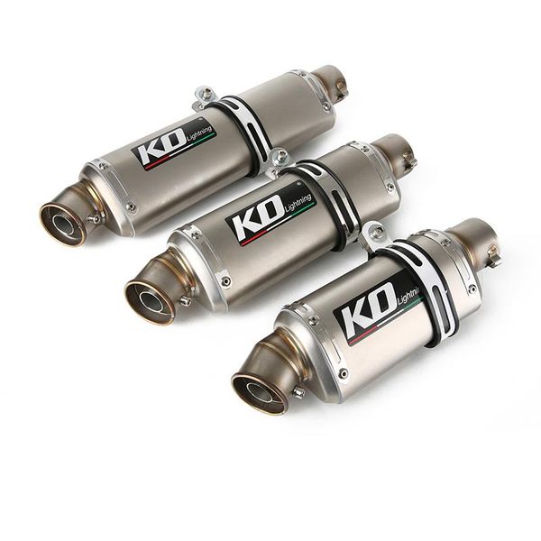 motorcycle 51mm inner exhaust muffler pipe titanium color escape stainless steel with removable db killer 310 370 440mm system
motorcycle 51mm inner exhaust muffler pipe titanium color escape stainless steel with removable db killer 310 370 440mm system