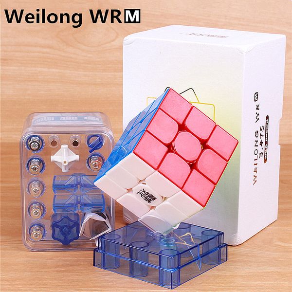 MoYu Weilong WR M 3x3x3 magnetic magic cube stickerless professional puzzle magnets speed moyu cube WRM toys for Children
MoYu Weilong WR M 3x3x3 magnetic magic cube stickerless professional puzzle magnets speed moyu cube WRM toys for Children