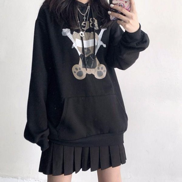 women's hoodies & sweatshirts autumn women pullovers female student trend casual kawaii cartoon winter clothing, Black
women's hoodies & sweatshirts autumn women pullovers female student trend casual kawaii cartoon winter clothing, Black