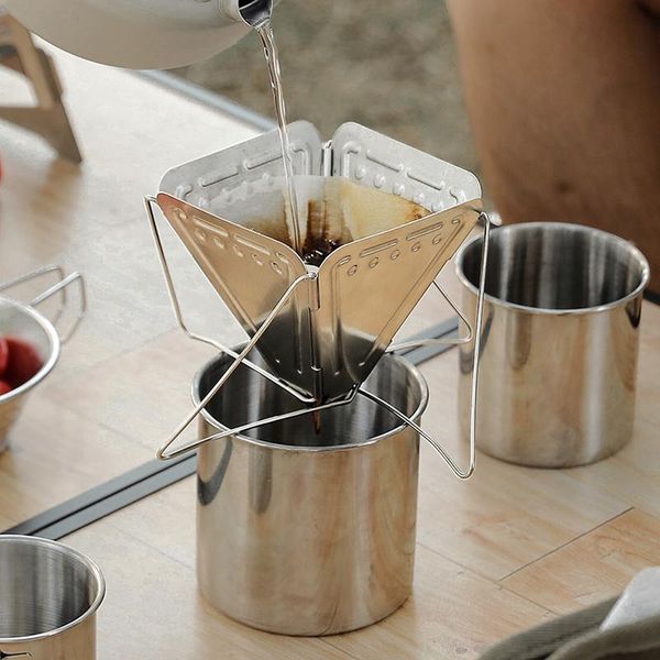 coffee filters stainless steel cone filter collapsible portable dripper folding maker for outdoor camping travel d1
coffee filters stainless steel cone filter collapsible portable dripper folding maker for outdoor camping travel d1