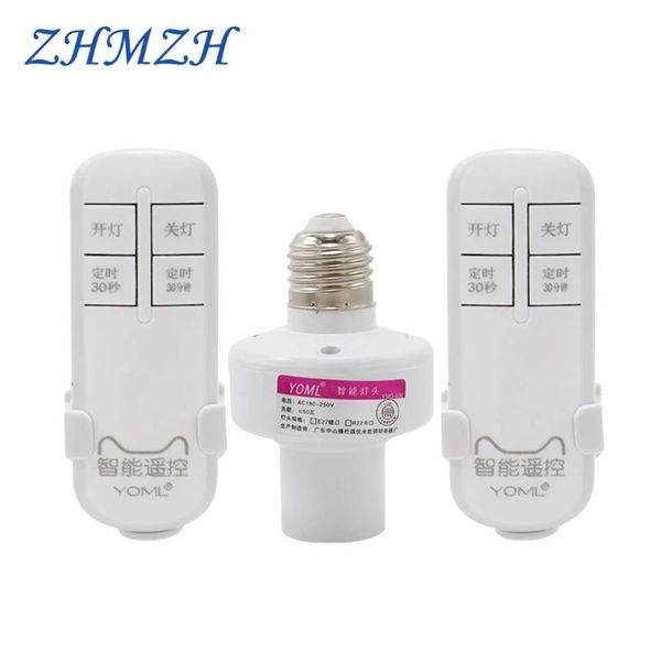 smart home control zhmzh lamp holder on/off switch socket digital device 220v wireless rf remote for e27 light blub
smart home control zhmzh lamp holder on/off switch socket digital device 220v wireless rf remote for e27 light blub