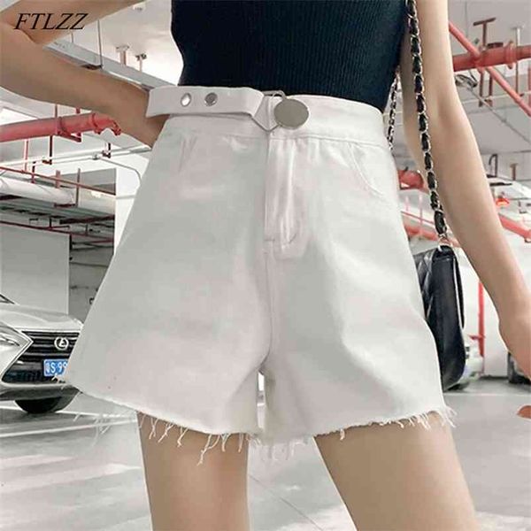 summer women high waist slim denim shorts casual loose wide leg vintage ladies 210430, White;black
summer women high waist slim denim shorts casual loose wide leg vintage ladies 210430, White;black