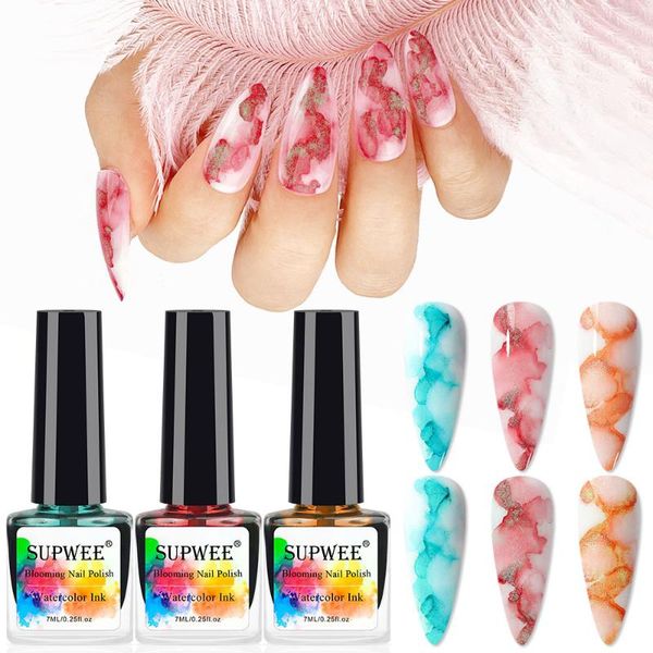nail gel supwee 3pcs/set glitterl blooming polish natural dry watercolor ink art soak off diy nails painting uv varnish, Red;pink
nail gel supwee 3pcs/set glitterl blooming polish natural dry watercolor ink art soak off diy nails painting uv varnish, Red;pink