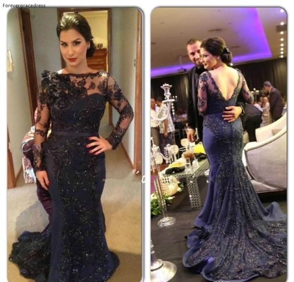 party dresses elegant mermaid evening dress navy blue lace bateau neck long sleeves formal holiday wear gown custom made plus size, White;black
party dresses elegant mermaid evening dress navy blue lace bateau neck long sleeves formal holiday wear gown custom made plus size, White;black
