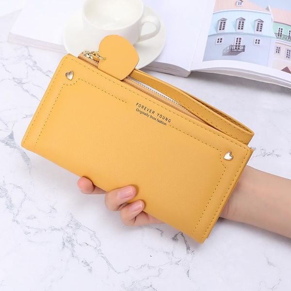 wallets 2021 korean style leather card holder wallet simple solid long women zipper hasp slim money clips 6 colors brand purses, Red;black
wallets 2021 korean style leather card holder wallet simple solid long women zipper hasp slim money clips 6 colors brand purses, Red;black