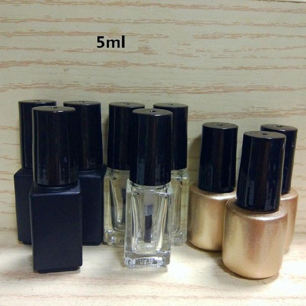 storage bottles & jars 5ml nail polish bottle with brush refillable empty cosmetic container transparent/black glass art manicure tool
storage bottles & jars 5ml nail polish bottle with brush refillable empty cosmetic container transparent/black glass art manicure tool