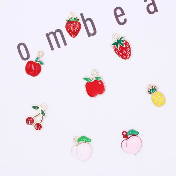30pcs cute enamel charms fruits pineapple cherry charms for making earring pendants necklace diy handmade jewelry finding, Bronze;silver
30pcs cute enamel charms fruits pineapple cherry charms for making earring pendants necklace diy handmade jewelry finding, Bronze;silver