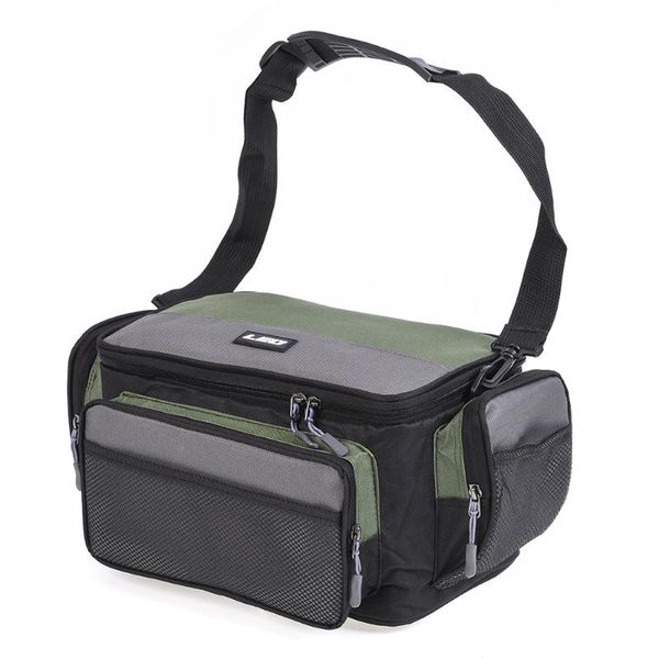 fishing accessories tackle bag multifunctional outdoor pack reel lure storage shoulder with 5 boxes
fishing accessories tackle bag multifunctional outdoor pack reel lure storage shoulder with 5 boxes