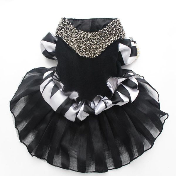 dog apparel black&white pet velet wedding tutu dress pearls&stripied design cat puppy princess skirt clothes
dog apparel black&white pet velet wedding tutu dress pearls&stripied design cat puppy princess skirt clothes