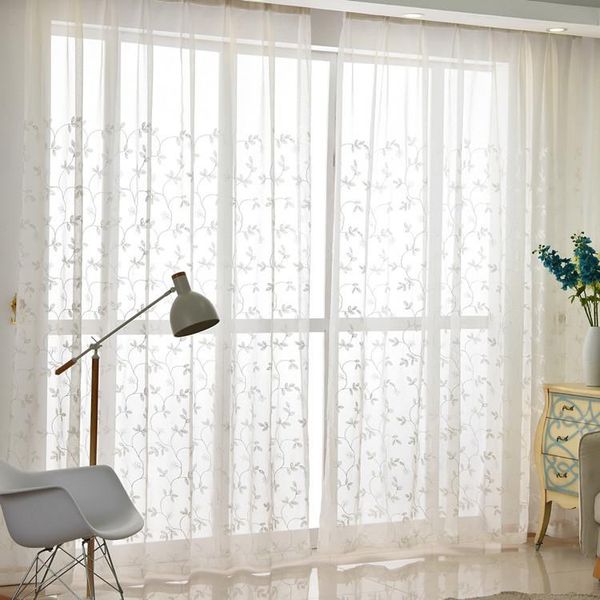 curtain & drapes 2021 pastoral translucent floral embroidered sheer tulle for window
curtain & drapes 2021 pastoral translucent floral embroidered sheer tulle for window
