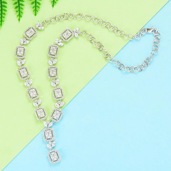 pendant necklaces missvikki fashion statement necklace chain jewelry for women girl noble bridal wedding full shiny cz 2021 romantic gift, Silver
pendant necklaces missvikki fashion statement necklace chain jewelry for women girl noble bridal wedding full shiny cz 2021 romantic gift, Silver