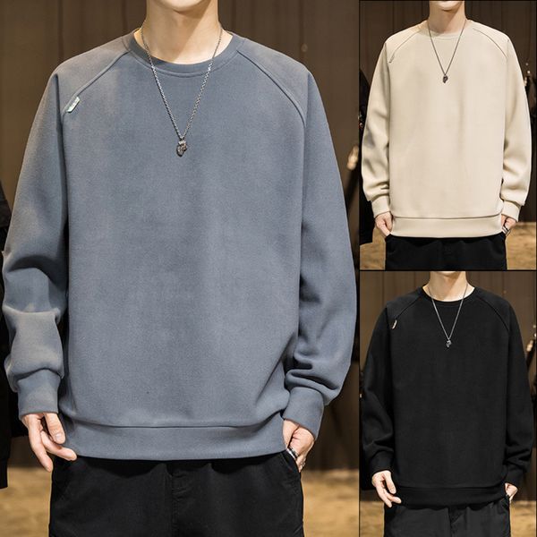 2021 winter new sweater warm round neck large ger veet trend solid color bottomed shirt men's wear, Black
2021 winter new sweater warm round neck large ger veet trend solid color bottomed shirt men's wear, Black