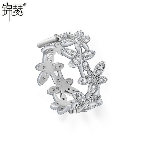 925 sterling silverboutique zirconium diamond ring memory shengge aaa zircon inlaid simple fashion for women, Golden;silver 
925 sterling silverboutique zirconium diamond ring memory shengge aaa zircon inlaid simple fashion for women, Golden;silver