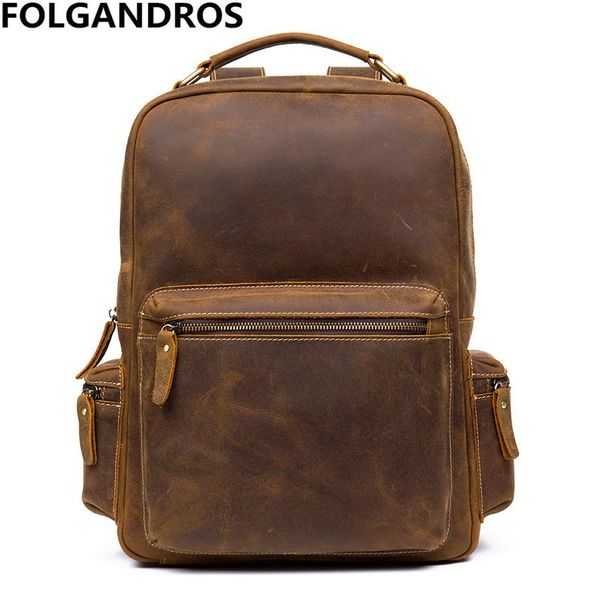backpack vintage cowhide men women fashion genuine leather daypack casual double shoulder school bag bolsa
backpack vintage cowhide men women fashion genuine leather daypack casual double shoulder school bag bolsa