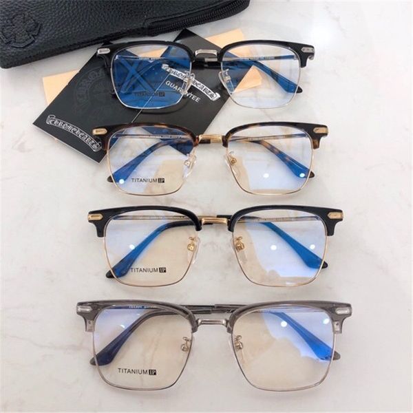pure titanium croix men's and women's new ultra light square flat myopia glasses frame can be equipped with degree ch2040, White;black
pure titanium croix men's and women's new ultra light square flat myopia glasses frame can be equipped with degree ch2040, White;black