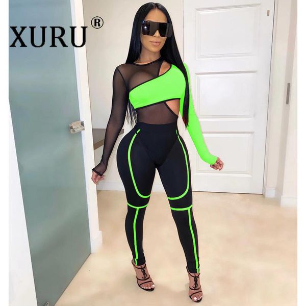 women's jumpsuits & rompers xuru 2-piece suit mesh patchwork hollow long-sleeved bodysuit 2021 jumpsuit, Black;white
women's jumpsuits & rompers xuru 2-piece suit mesh patchwork hollow long-sleeved bodysuit 2021 jumpsuit, Black;white