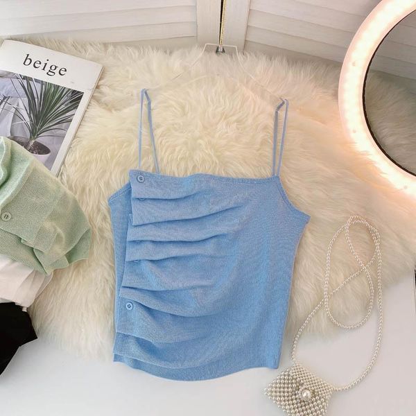 women's tanks & camis singreiny women knitted strap design ruched sleeveless elastic slim y2k summer korean off shoulder short cam, White
women's tanks & camis singreiny women knitted strap design ruched sleeveless elastic slim y2k summer korean off shoulder short cam, White