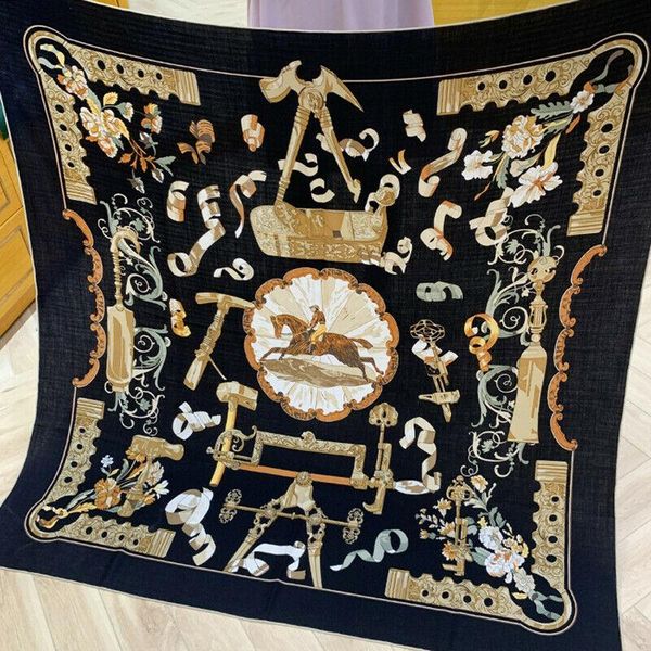 scarves 70% cashmere 30% silk scarf women fashion horse & hammer print shawl stole winter warm kerchief bandana 135*135cm, Blue;gray
scarves 70% cashmere 30% silk scarf women fashion horse & hammer print shawl stole winter warm kerchief bandana 135*135cm, Blue;gray