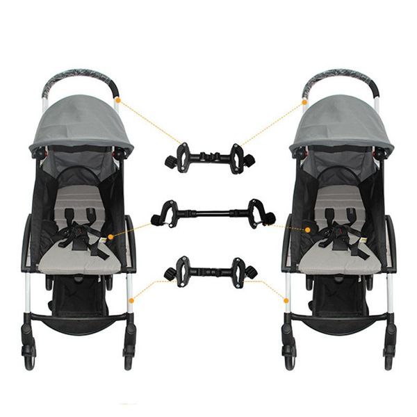 stroller parts & accessories universal 3pcs coupler for prams adapter make 2 carriages into twin pushchair fit all