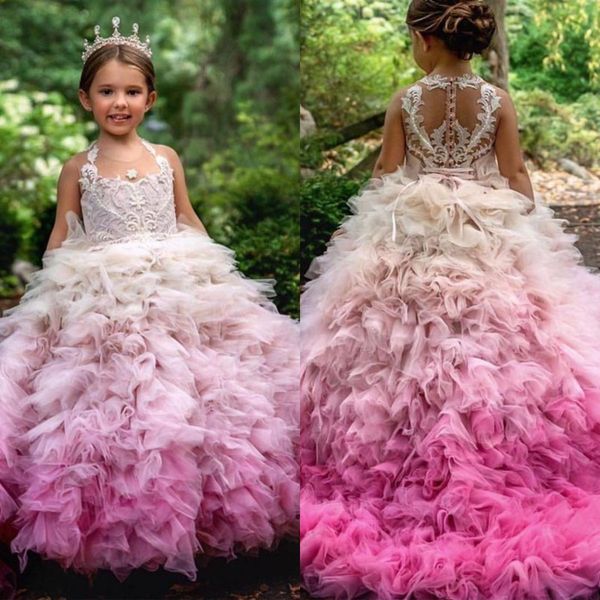 colorful ruffles flower girls dresses jewel neck lace appliques bead tier tulle skirt child pageant dress, White;blue
colorful ruffles flower girls dresses jewel neck lace appliques bead tier tulle skirt child pageant dress, White;blue