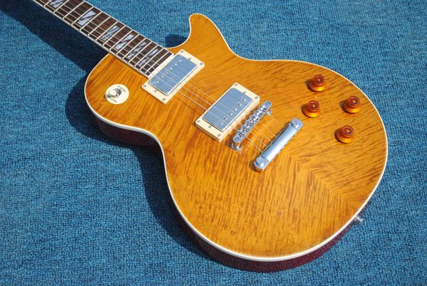 standard electric guitar light brown color mahogany body silver hardware rosewood fingerboard high
standard electric guitar light brown color mahogany body silver hardware rosewood fingerboard high