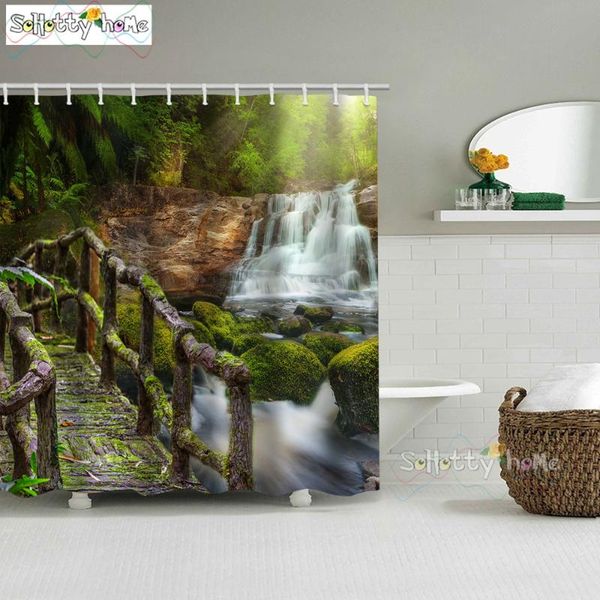 waterfall printing shower curtain green modern forest plant tree landscape bath with hooks for bathroom waterproof curtains
waterfall printing shower curtain green modern forest plant tree landscape bath with hooks for bathroom waterproof curtains
