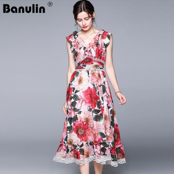 casual dresses banulin 2021 summer runway floral ruffles high waist women dress vintage lady lace patchwork midi a line vestidos n78678, Black;gray
casual dresses banulin 2021 summer runway floral ruffles high waist women dress vintage lady lace patchwork midi a line vestidos n78678, Black;gray