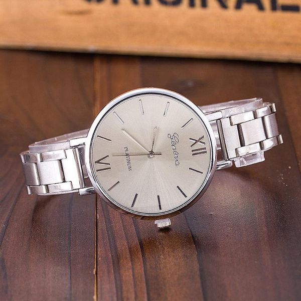 wristwatches fashion military stainless steel analog date sport quartz wrist watch womens quality geneva women men business gift femin, Slivery;brown
wristwatches fashion military stainless steel analog date sport quartz wrist watch womens quality geneva women men business gift femin, Slivery;brown