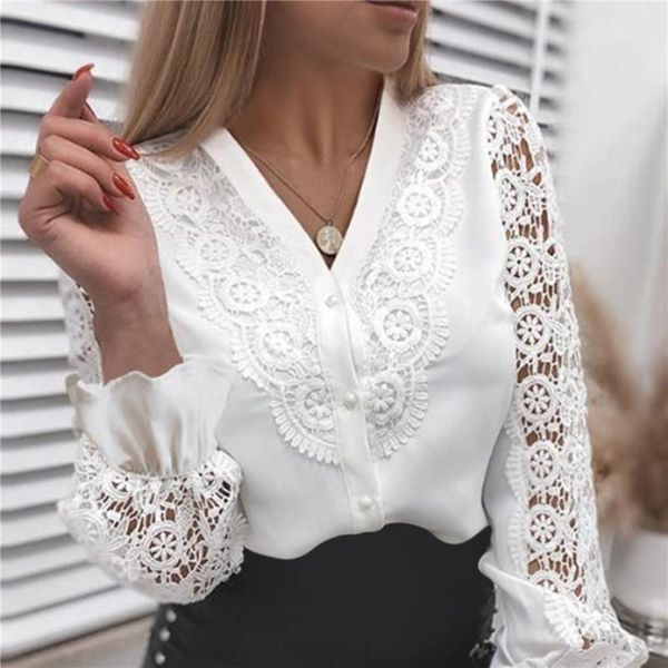 women lace patchwork hollow out t-shirt long sleeve crew neck button mesh design spring fashion white vintage t shirts women's
women lace patchwork hollow out t-shirt long sleeve crew neck button mesh design spring fashion white vintage t shirts women's