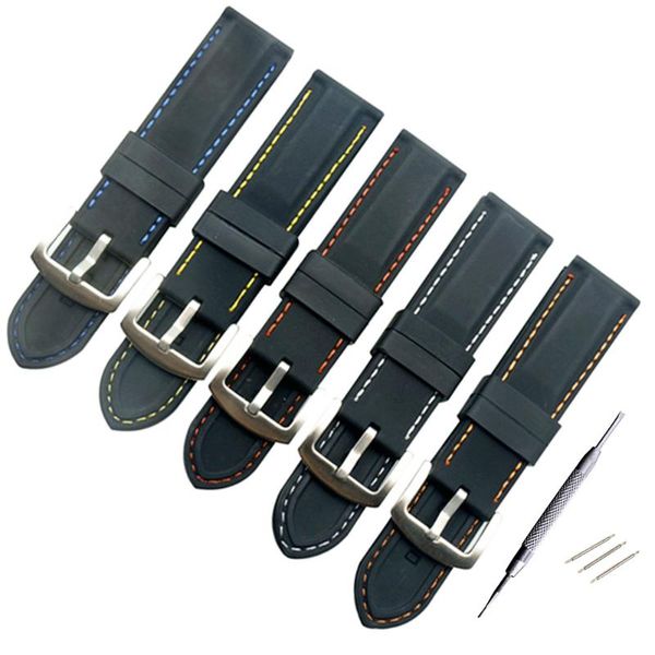 watch bands generic watchband silicone rubber strap waterproof 20mm 22mm 24mm 26mm watches belt + tool, Black;brown
watch bands generic watchband silicone rubber strap waterproof 20mm 22mm 24mm 26mm watches belt + tool, Black;brown