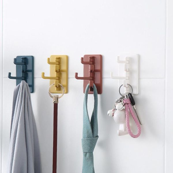 Creative Rotating Hook Wall-mounted Self Adhesive Multi-Purpose Keychain Shape Seamless Storage Hanger For Home Kitchen Hooks & Rails
Creative Rotating Hook Wall-mounted Self Adhesive Multi-Purpose Keychain Shape Seamless Storage Hanger For Home Kitchen Hooks & Rails