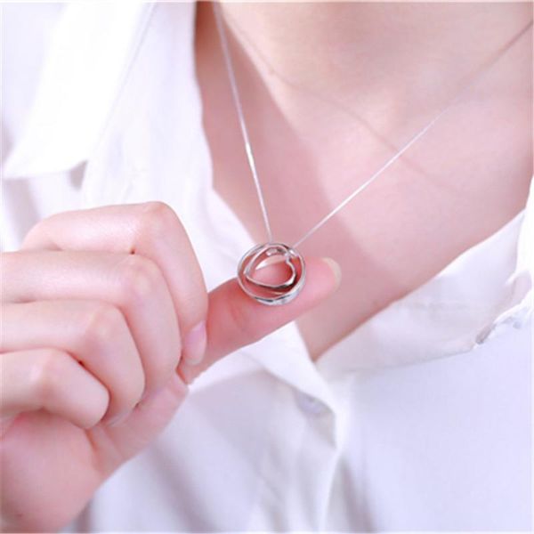 chains european and american personality noble temperament silver plated heart lovers necklace
chains european and american personality noble temperament silver plated heart lovers necklace