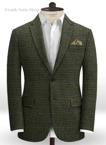 men's suits & blazers formal regular fit plaid wool tweed prom green tuxedos solid business brown for wedding grooms man, White;black
men's suits & blazers formal regular fit plaid wool tweed prom green tuxedos solid business brown for wedding grooms man, White;black