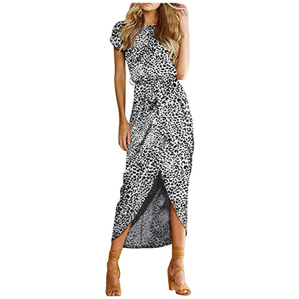 casual dresses women's leopard print long dress short sleeve slit party summer fashion maxi robe longue femme #g4, Black;gray
casual dresses women's leopard print long dress short sleeve slit party summer fashion maxi robe longue femme #g4, Black;gray