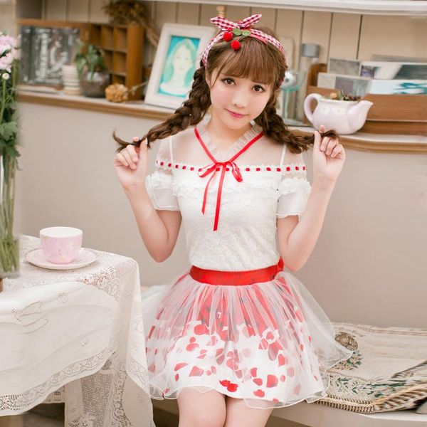 women's tracksuits princess sweet lolita candy rain 2021 summer arrival gauze skirt c22ab7127 lace flounce line sleeve t-shirt c22ab712, Gray
women's tracksuits princess sweet lolita candy rain 2021 summer arrival gauze skirt c22ab7127 lace flounce line sleeve t-shirt c22ab712, Gray
