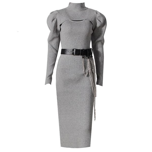 casual dresses women bodycon sweater reversible autumn spring high waist two piece stretch knitted midi 2pf0, Black;gray
casual dresses women bodycon sweater reversible autumn spring high waist two piece stretch knitted midi 2pf0, Black;gray