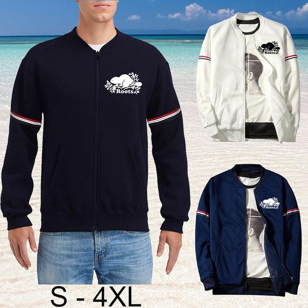 men's jackets 2021 roots man jacket full zip bomber flight campus baseball design standup collar casual clothing for men sport, Black;brown
men's jackets 2021 roots man jacket full zip bomber flight campus baseball design standup collar casual clothing for men sport, Black;brown