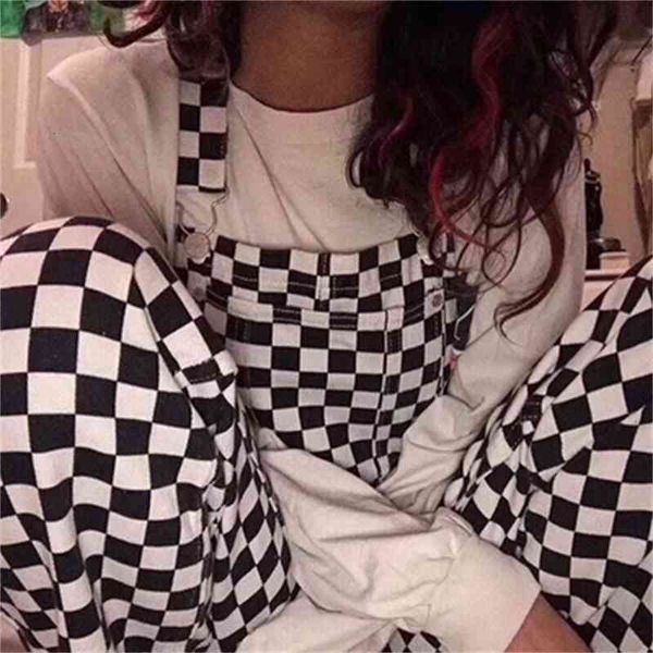 women's jumpsuits & rompers punk hiphop style black white plaid mosaic lattice overalls checkerboard women harajuku loose bib pant
women's jumpsuits & rompers punk hiphop style black white plaid mosaic lattice overalls checkerboard women harajuku loose bib pant
