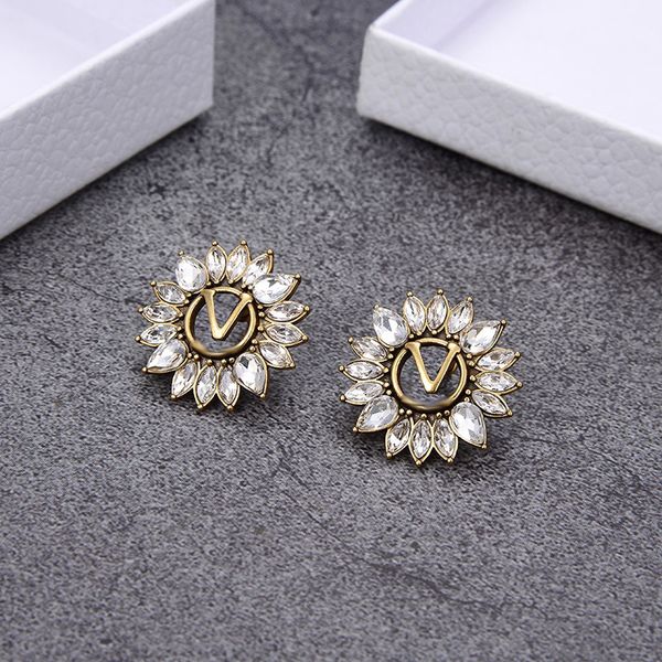 shiny diamond designer charm earrings sunflower crystal letters studs rhinestone dangler eardrop for party anniversary, Golden
shiny diamond designer charm earrings sunflower crystal letters studs rhinestone dangler eardrop for party anniversary, Golden
