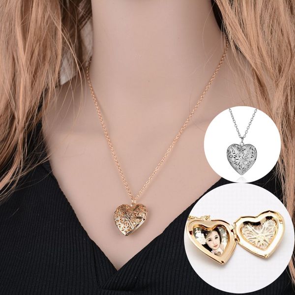 heart shape hollow out necklace stainess steel necklace summer sweetheart pendant chain jewelry party beauty girls p locket, Silver
heart shape hollow out necklace stainess steel necklace summer sweetheart pendant chain jewelry party beauty girls p locket, Silver