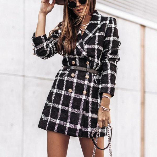 women's wool & blends 2021 ladies fashion solid color lapel blazers mid-length button woolen coat for female plus size woman's jac, Black
women's wool & blends 2021 ladies fashion solid color lapel blazers mid-length button woolen coat for female plus size woman's jac, Black