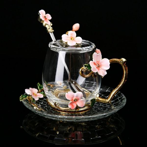 enamel flower glass cup mug for coffee tea mugs with spoon home drinkware wedding gift cups set drop
enamel flower glass cup mug for coffee tea mugs with spoon home drinkware wedding gift cups set drop