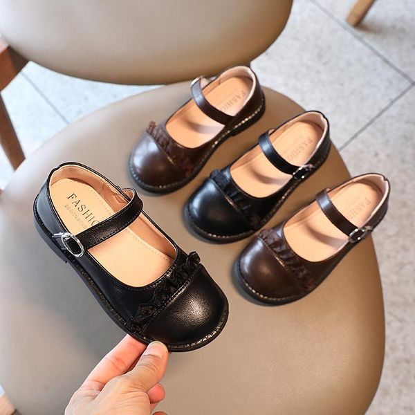 flat shoes autumn kids girls leather princess soft-soled lace sandals non-slip casual toddler baby, Black;grey
flat shoes autumn kids girls leather princess soft-soled lace sandals non-slip casual toddler baby, Black;grey