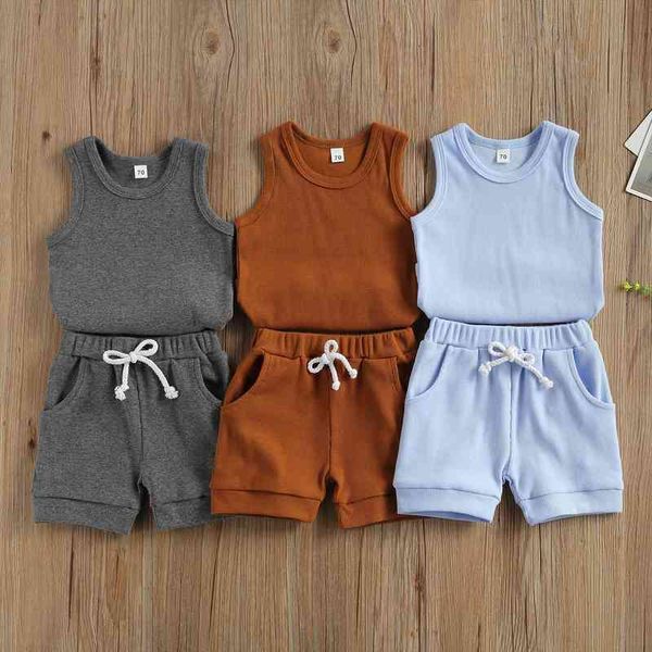 fashion summer newborn baby 2 piece outfit set sleeveless solid color shorts casual for kids boys girls, White
fashion summer newborn baby 2 piece outfit set sleeveless solid color shorts casual for kids boys girls, White