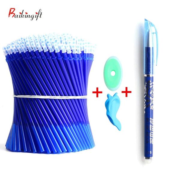 10+2+1 pcs/set 0.5mm blue black ink gel pen erasable refill rod pens for school writing stationery
10+2+1 pcs/set 0.5mm blue black ink gel pen erasable refill rod pens for school writing stationery