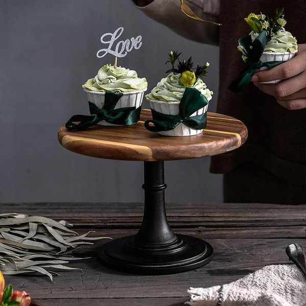 dishes & plates european style wooden tall cake tray wedding party solid wood dessert stand plate
dishes & plates european style wooden tall cake tray wedding party solid wood dessert stand plate