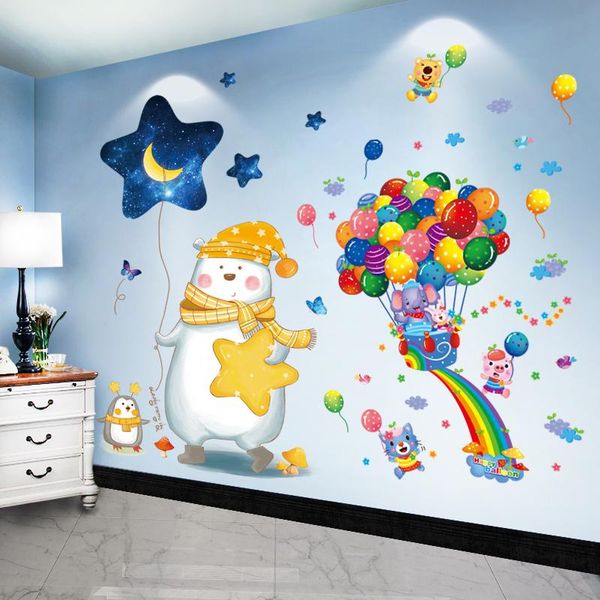 wall stickers air balloons diy bear animals mural decor decals for kids rooms baby bedroom children nursery home decoration
wall stickers air balloons diy bear animals mural decor decals for kids rooms baby bedroom children nursery home decoration