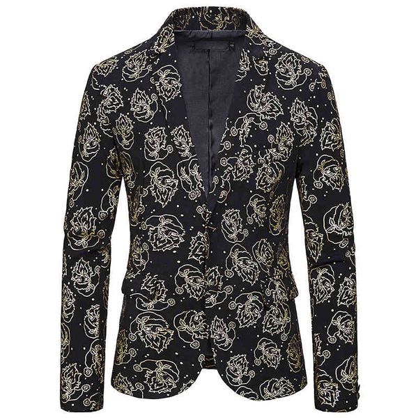 christmas clothes causal printing santa claus dinner party suits blazers slim fit big and tall size men clothing xxl, White;black
christmas clothes causal printing santa claus dinner party suits blazers slim fit big and tall size men clothing xxl, White;black